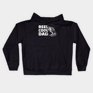 reel cool dad Kids Hoodie